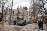 Russian Drone Strikes Apartment Block in Odesa