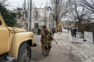 Russian Drone Strikes Apartment Block in Odesa