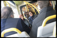 Exclusive - Rachida Dati Health Visit in Paris - France