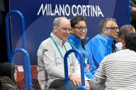 Prince Albert At Figure Skating Team Event Ice Dance-Rhythm Dance - Milan