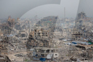 Gaza Tel Al Hawa Lies In Ruins