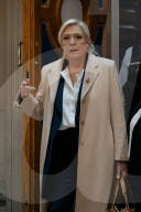 Marine Le Pen During The FN Appeal Trial Of Embezzlement