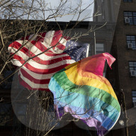 Re-Raising Pride Flag At Stonewall National Monument