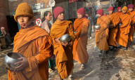 Nepal: Buddhist Monks In Kathmandu