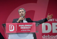 Francois Ruffin at Presidential Elections Meeting - Paris