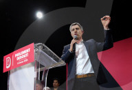 Francois Ruffin at Presidential Elections Meeting - Paris