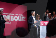 Francois Ruffin at Presidential Elections Meeting - Paris