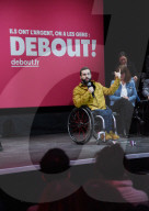 Francois Ruffin at Presidential Elections Meeting - Paris