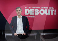 Francois Ruffin at Presidential Elections Meeting - Paris