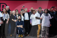 Francois Ruffin at Presidential Elections Meeting - Paris