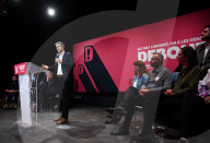 Francois Ruffin at Presidential Elections Meeting - Paris