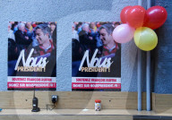 Francois Ruffin at Presidential Elections Meeting - Paris