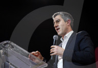Francois Ruffin at Presidential Elections Meeting - Paris