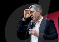 Francois Ruffin at Presidential Elections Meeting - Paris