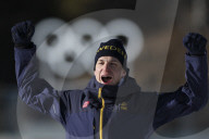 Winter Olympics - Martin Ponsiluoma Wins Gold At Biathlon Men's 12.5km Pursuit