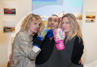 Vernissage de l'exposition de Caroline Faindt « Là où le monde s’apaise » à la Dorothy's Gallery