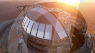 FEATURE - as im Bau befindliche ELT Observatorium der Europäischen Südsternwarte auf dem Cerro Armazones in der Atacama-Wüste