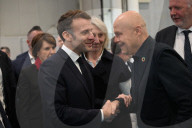 Le président français Emmanuel Macron lors de l'ouverture de la 62ème édition du Salon international de l'agriculture (SIA) à Paris Expo Porte de Versailles