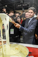 Gabriel Attal Visits Agriculture Fair - Paris