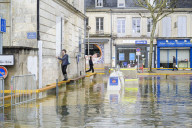 Flooding Following Rainfall And The Rising Of The Charente River - France