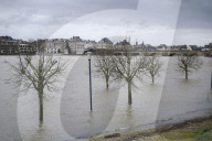 Flooding And High Water Levels In The Loire River - France