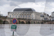Flooding And High Water Levels In The Loire River - France