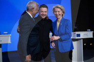 Zelenskyy Costa And Von Der Leyen Press Conference - Kyiv