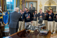 Trump releases fake video of US hockey player insulting Canadians