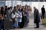President Trump Departs The White House For Texas And Florida