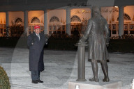 Trump Arrives Back At The White House: New Statues
