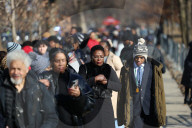 Rev. Jesse Jackson Public Visitation In Chicago