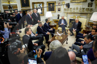 Trump hosts German Chancellor Merz in Oval Office