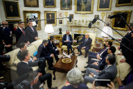 Trump hosts German Chancellor Merz in Oval Office