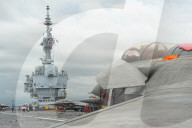 Charles de Gaulle aircraft carrier in Singapore