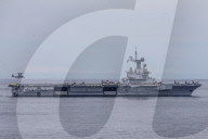 French navy aircraft carrier Charles de Gaulle