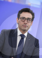 Stéphane Séjourné Press Conference On Industrial Accelerator Act - Brussels