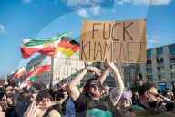 Irani exiles hold  rally supporting prince Reza Pahlevi