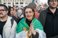 Irani exiles hold  rally supporting prince Reza Pahlevi