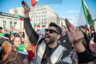 Irani exiles hold  rally supporting prince Reza Pahlevi