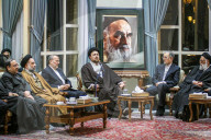 File - Hassan Khomeini, grandson of Ayatollah Rouhollah Khomeini