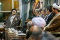 File - Hassan Khomeini, grandson of Ayatollah Rouhollah Khomeini