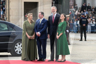 Spanish Royal Couple Receives the Grand Dukes of Luxembourg - Madrid