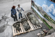 Ancient Balbals Evacuated to Zaporizhzhia - Ukraine