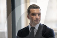 Press Conference Held By Bardella And Allisio In Marseille - France