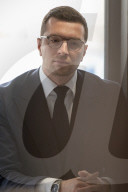 Press Conference Held By Bardella And Allisio In Marseille - France