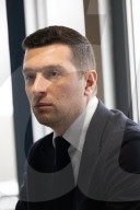 Press Conference Held By Bardella And Allisio In Marseille - France