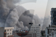 Smoke Rises After Explosion - Tehran