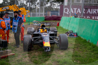 F1 Australian Grand Prix - Max Verstappen Crashing into the Barrier in Qualifying  - Melbourne
