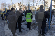 Russian Ballistic Missile Hits Apartment Block - Kharkiv