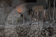 Russian Ballistic Missile Hits Apartment Block - Kharkiv